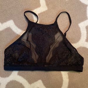 Victoria’s Secret bralett, black place, size medium